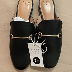 SOLD A New Day Black Mules 7.5